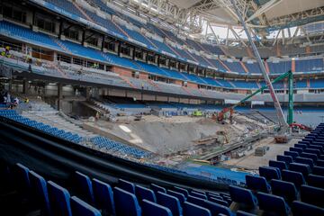 Nuevas im¨¢genes de las obras del Estadio Santiago Bernab¨¦u.