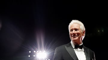 Richard Gere poses during the 81st Venice Film Festival, in Venice, Italy, September 1, 2024. REUTERS/Louisa Gouliamaki