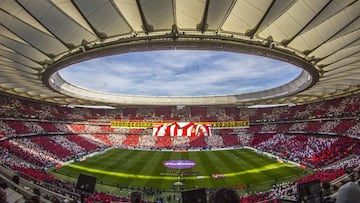 Aspecto del Wanda Metropolitano, que ante el Sevilla estará muy cerca del lleno.