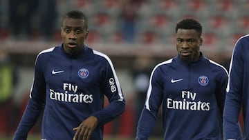 Matuidi y Aurier.