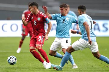 Con goles de Óscar Cortes y Gustavo Puerta, el equipo nacional logró darle la vuelta al marcador para iniciar la Copa del mundo con un triunfo.