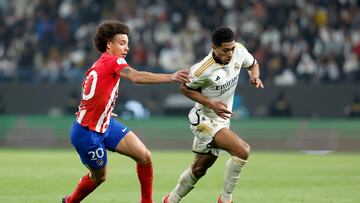 10/01/24 PARTIDO SEMIFINAL SUPERCOPA DE ESPAÑA 2024 
REAL MADRID - ATLETICO DE MADRID 
WITSEL JUDE BELLINGHAM 