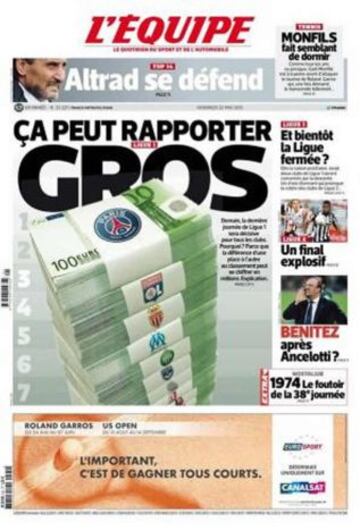 Portadas de la prensa deportiva