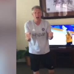 Esto es pasión: la locura de Schweinsteiger con la hazaña de Alemania en hockey
