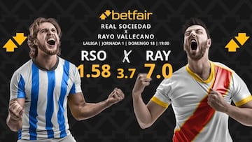 Real Sociedad vs. Rayo Vallecano: horario, TV, pronósticos, estadísticas y clasificación