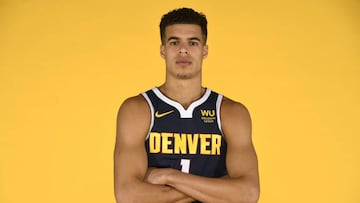 Michael Porter Jr., en el Media Day de los Nuggets