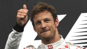 <b>SEGUNDO DEL MUNDIAL. </b>Tras su triunfo en Montreal, Button se colocó a 60 puntos de Sebastian Vettel.