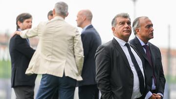 Laporta: “Esta semana presentaremos a Raphinha y Dembélé”