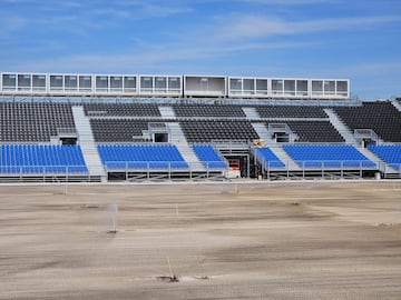 El Real Zaragoza jugará como local las dos próximas temporadas en un campo prefabricado de 20.103 asientos, que permitirá recortar notablemente los plazos de entrega de la Nueva Romareda.