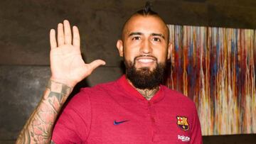 Vidal ya está en Barcelona: "Me voy a dejar la vida"
