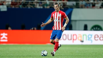 Caglar Söyüncü, durante un partido con el Atlético.