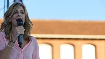 La vicepresidenta segunda, Yolanda D¨ªaz, durante el primer acto de Sumar, en Matadero Madrid, a 8 de julio de 2022, en Madrid (Espa?a). La ministra de Trabajo oficializa su nueva plataforma en un primer acto nutrido de representantes de organizaciones sociales y la sociedad civil. El objetivo de este acto es revitalizar a la izquierda alternativa al PSOE visualizando la filosof¨ªa de la plataforma: atraer a la sociedad civil y con presencia de partidos pero con un rol secundario.
08 JULIO 2022
Jes¨²s Hell¨ªn / Europa Press
08/07/2022