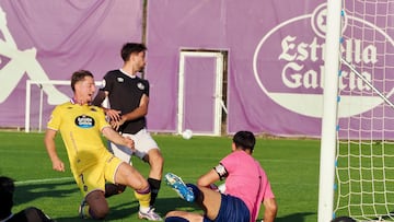 Tenés, en el partido de preparación entre el Real Valladolid y el Salamanca CF UDS