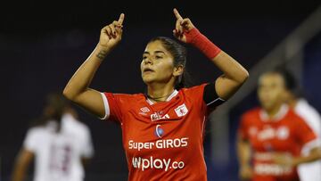 Catalina Usme en la final de la Copa Libertadores Femenina