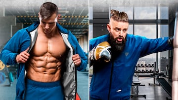 Traje sauna para sudar.