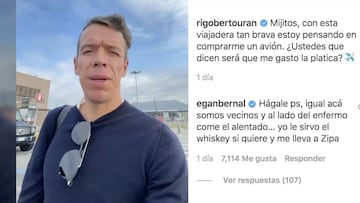 Rigo medita comprar un avión y Egan responde: "Me lleva a Zipa"
