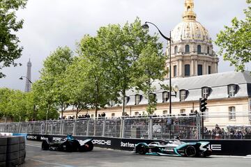 Carrera ePrix en Paris, Francia.