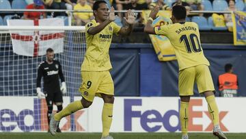 Carlos Bacca anot&oacute; gol en el partido entre Villarreal de Espa&ntilde;a y Glasgow Rangers de Escocia, por la primera fecha de la fase de grupos de la Europa League