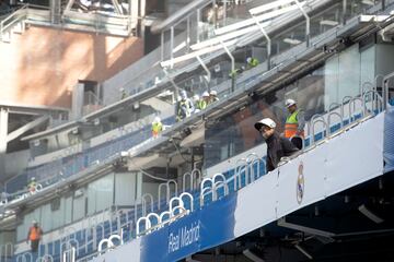 Así avanzan las obras del Santiago Bernabéu