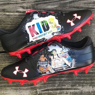 El receptor de Atlanta realizó un tributo al rapero que falleció este año. 