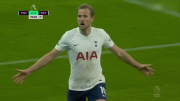 El recital de época de Kane con gol en el 95 que dejó helado a Pep y pone la Premier ardiendo