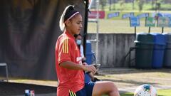 Jessica Caro, volante de la Selección Colombia Femenina