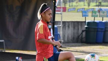 Jessica Caro, volante de la Selección Colombia Femenina