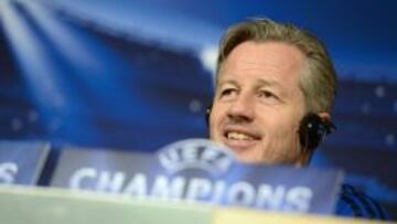 Keller, durante la rueda de prensa en el Bernabéu.