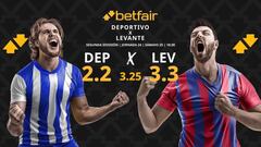 Deportivo de La Coruña vs. Levante UD: horario, dónde ver, pronósticos y clasificación