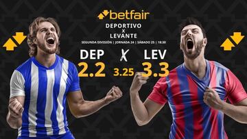 Deportivo de La Coruña vs. Levante UD: horario, dónde ver, pronósticos y clasificación
