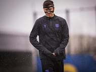 Lewandowski missed Tuesday’s Copa del Rey game against Atlético Madrid because of a eye socket fractured sustained last weekend.