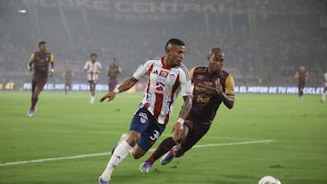 Tolima y Junior disputan la final de la Liga BetPlay.