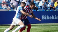 Juan Perea en su debut contra el Atl&eacute;tico Baleares. 