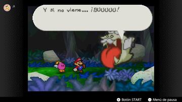 Paper Mario 64, Nintendo 64, Nintendo Switch Online, bosque, boo, Mario, bombette, susto