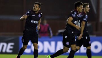 Buenos Aires, 18 de abril 2017
 Copa Libertadores de America
 Lanus vs Zulia en el Estadio Ciudad de Lanus.
 Gol y Festejos Lautaro Acosta de Lanus de Argentina
 Foto Ortiz Gustavo
 