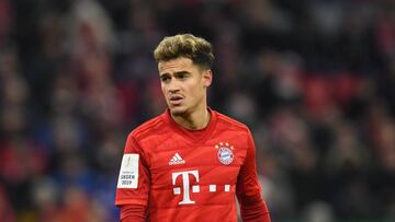 El futbolista brasileño del Bayern Munich, Philippe Coutinho, durante un partido.