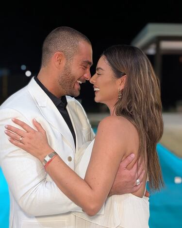 En secreto y tras un corto compromiso: así fue la boda de Claudia Martín y Carlos Said