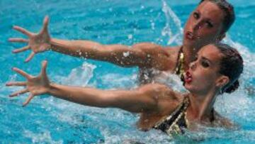 Ona Carbonell, en primer término, y Gemma Mengual estarán en dúo en los Juegos de Río.