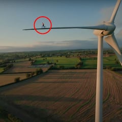 MTB sobre las hélices de una torre eólica, el nuevo viral de Danny MacAskill
