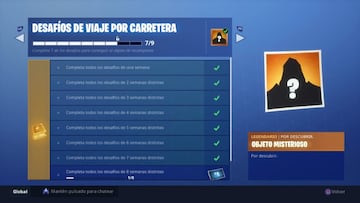 Desaf&iacute;os de Viaje por carretera en Fortnite Battle Royale