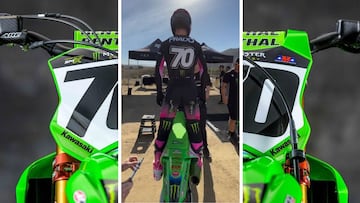 Jorge Prado, de vuelta en su Kawasaki.