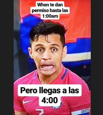 Los memes que dejó el partido de Chile.