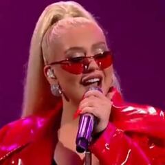 Christina Aguilera cantó uno de sus mayores éxitos en español y así reaccionó la Quinta Vergara