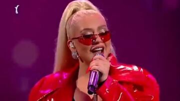 Christina Aguilera cantó uno de sus mayores éxitos en español y así reaccionó la Quinta Vergara