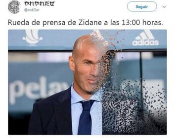 Los mejores memes de la dimisión de Zidane