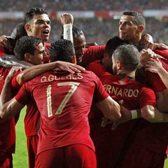 Cristiano Ronaldo bombardeó y Guedes se llevó el doblete