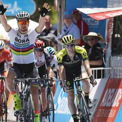 Sagan sorprende a los favoritos y es líder del Tour Down Under