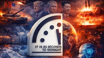Doomsday Clock 2026 - artist's impression