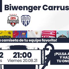 ¡Gana la camiseta de tu equipo con La Jornada Biwenger Carrusel!