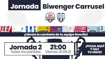 ¡Gana la camiseta de tu equipo con La Jornada Biwenger Carrusel!